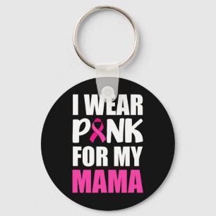 Chaveiro Eu Visto Rosa Para A Minha Mãe Cancer De Fita Rosa