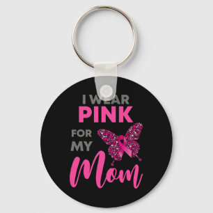 Chaveiro Eu Visto Rosa Para A Minha Mãe Cancer Sensibilizaç