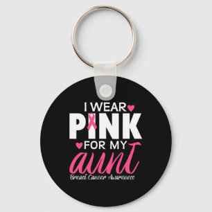 Chaveiro Eu Visto Rosa Para A Minha Tia Sensibilização Para