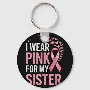 Chaveiro Eu Visto Rosa Para Minha Consciência Do Cancer Da 