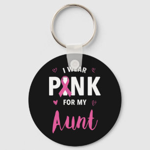 Chaveiro Eu Visto Rosa Para Minha Tia Sensibilização Para O