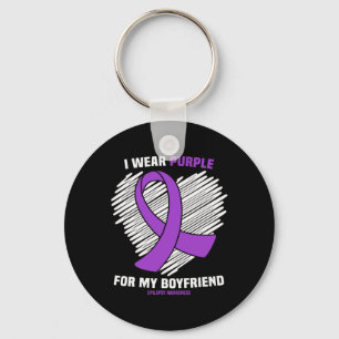 Chaveiro Eu Visto Roxo Para A Minha Consciência Da Epilepsi