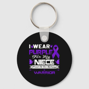 Chaveiro Eu Visto Roxo Para A Minha sobrinha Orgulhosa Da N