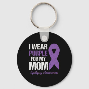 Chaveiro Eu Visto Roxo Para A Sensibilização Da Mãe Epileps