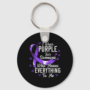 Chaveiro Eu Visto Roxo Para Alguém Que Quer Dizer Tudo Para