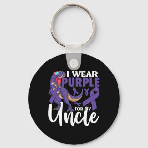 Chaveiro Eu Visto Roxo Para Meu Tio Câncer de pâncreas