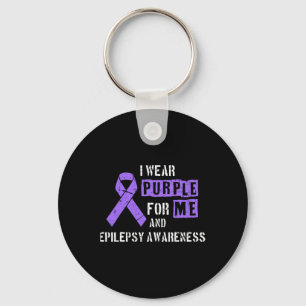 Chaveiro Eu Visto Roxo Para Mim E Epilepsia Dia Da Consciên