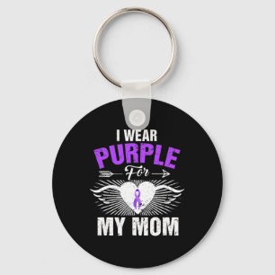 Chaveiro Eu Visto Roxo Para Minha Mãe Consciência Epilepsia