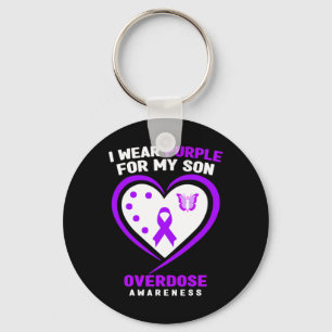Chaveiro Eu Visto Roxo Para O Meu Filho Sensibilização Para