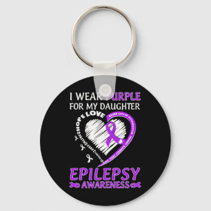 Chaveiro Eu Visto Roxo Para O Meu Gramípio Consciência Epil