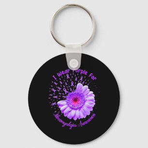 Chaveiro Eu Visto Roxo Para Sobrevivência Da Consciência Da