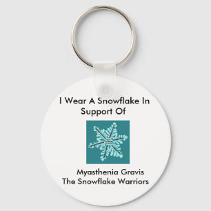 Chaveiro Eu visto um floco de neve/Miastenia Gravis Consciê