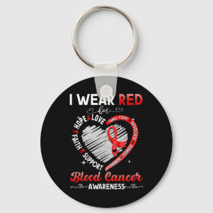 Chaveiro Eu Visto Vermelho Para Presentes De Consciência De