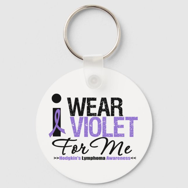 Chaveiro Eu Visto Violet Para Mim (Frente)