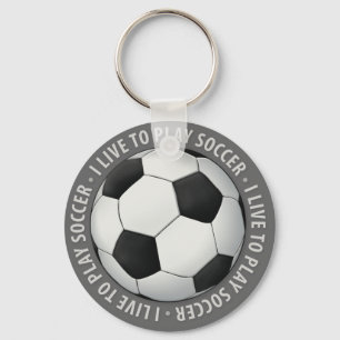 Chaveiro Eu vivo para jogar o presente do fanático do