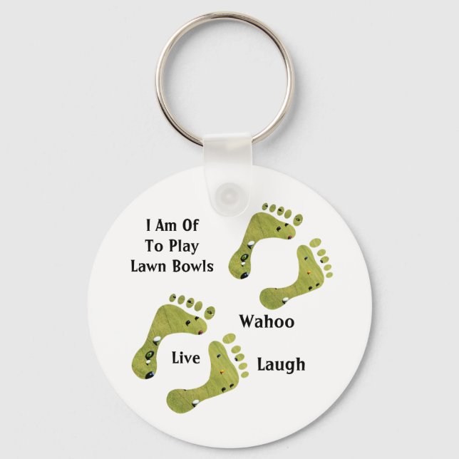 Chaveiro Eu Vou Tocar Boliches De Lâmpada, Tiro-Chave (Frente)