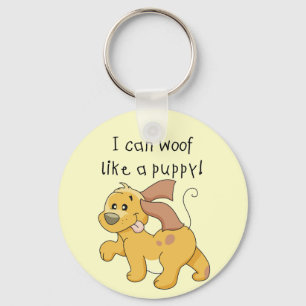 Chaveiro Eu Woof gosto do camiseta e dos presentes de um fi