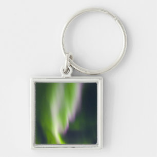 Chaveiro EUA, Alasca, Chena Hot Springs. Aurora Boreal