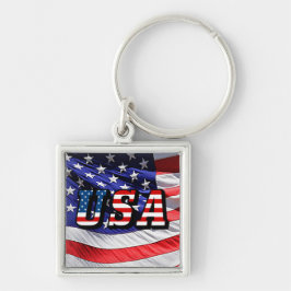 Chaveiro EUA - American Flag Key Chain