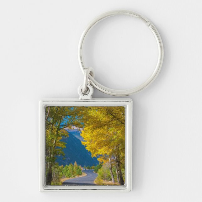 Chaveiro EUA, Colorado. Estrada Em Aberto Por Aspens (Frente)