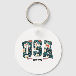 Chaveiro EUA est. T-Shirt 1776