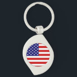 Chaveiro EUA Flag kcnt<br><div class="desc">EUA Flag Metal Chaveiro © Trinkets and Things 2017 - AHP Design. Todos os Direitos Reservados. 080517</div>
