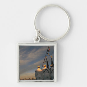 Chaveiro EUA, Massachusettes, Boston. Cor do marinho dos