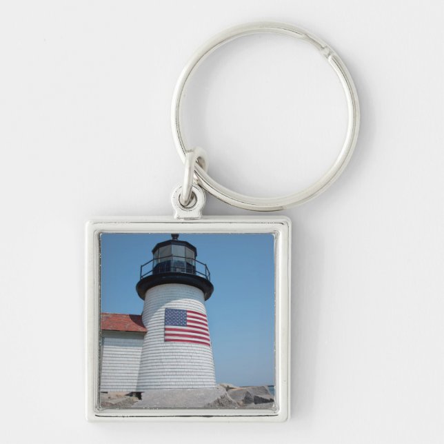 Chaveiro EUA, Massachusetts, Nantucket. Brant Point (Frente)