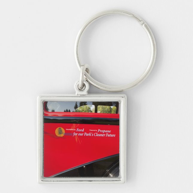 Chaveiro EUA, Montana, Glacier National Park, Vintage (Frente)