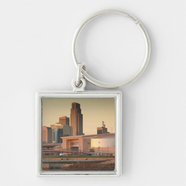 Chaveiro EUA, Nebraska, Omaha, Skyline (Frente)