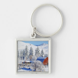 Chaveiro EUA, Washington, Methow Valley, Celeiros em