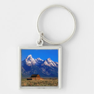 Chaveiro EUA, Wyoming, Parque Nacional Grand Teton, Manhã