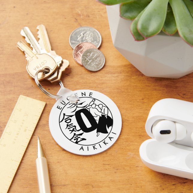 Chaveiro Eugene Aikikai keychain fob (Mesa)