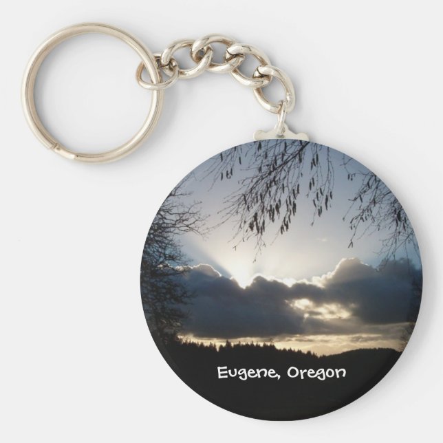 Chaveiro Eugene, Oregon Sunset (Frente)