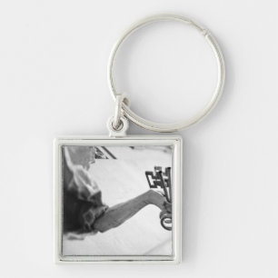 Chaveiro Europa, Áustria, Salzburgo. Estátua com chaves