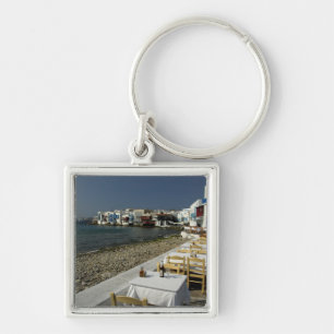 Chaveiro Europa, Grécia, Mykonos. Vistas do litoral