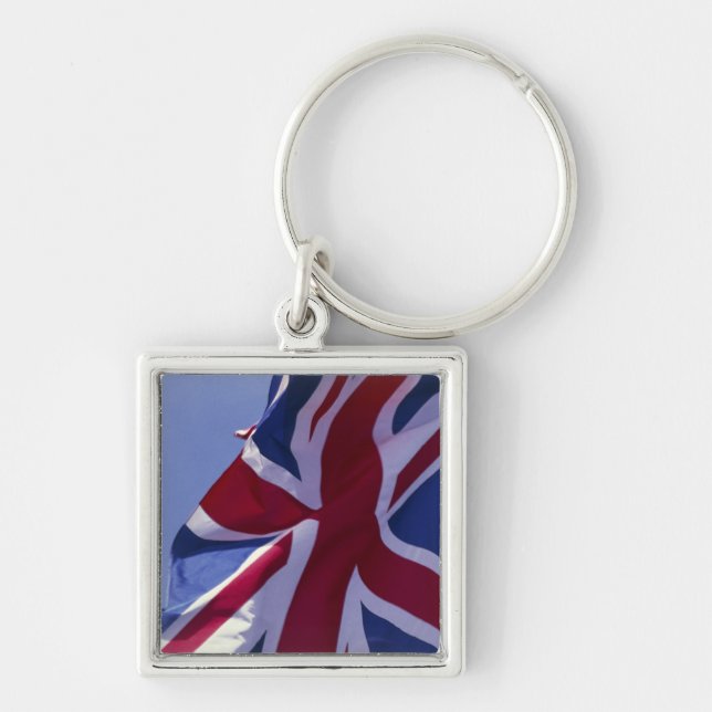 Chaveiro Europa, Inglaterra, bandeira britânica (Frente)