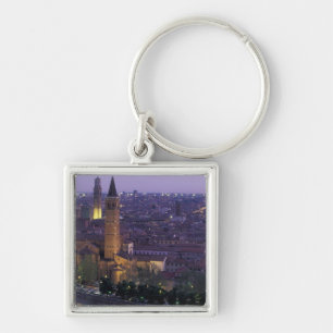 Chaveiro Europa, Itália, Verona, Vista do Castel S.