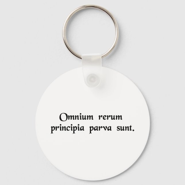 Chaveiro Everything has a small beginning. (Frente)