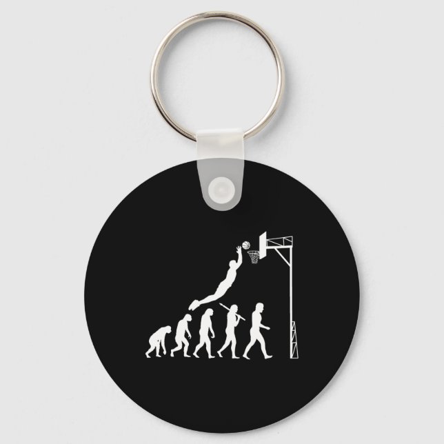 Chaveiro Evolução do basquete (Frente)