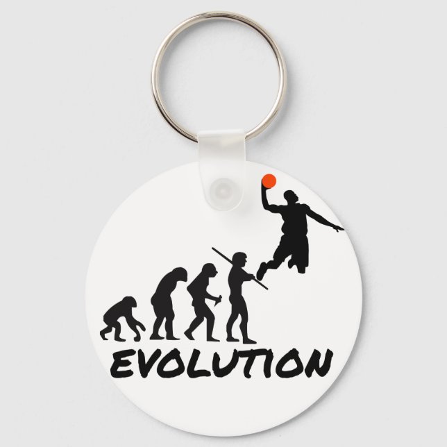 Chaveiro Evolução do basquete (Frente)