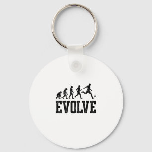Chaveiro Evolução do Futebol Camisa Vintage Vetor Design_1