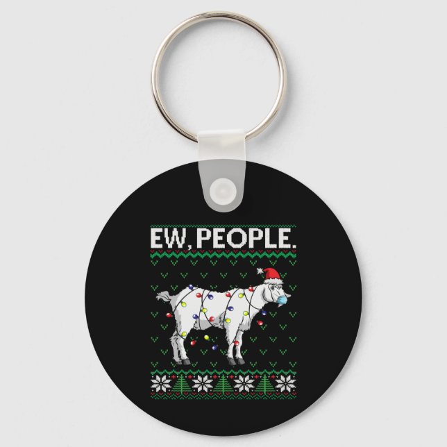 Chaveiro Ew People Goat Santa Ugly Natal Gift (Frente)