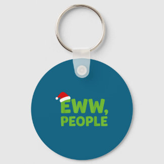 Chaveiro Eww People Santa Hat Funny Christmas Men Women 