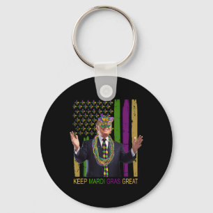 Chaveiro Excelente Mardi Gras Funny Trump Mardi Gras 2020 F