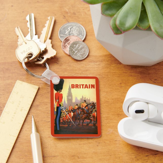 Chaveiro Excelente Real Britânica da Guarda de Vintage King (Mesa)