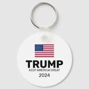 Chaveiro Excelente Trump 2024 Keep America