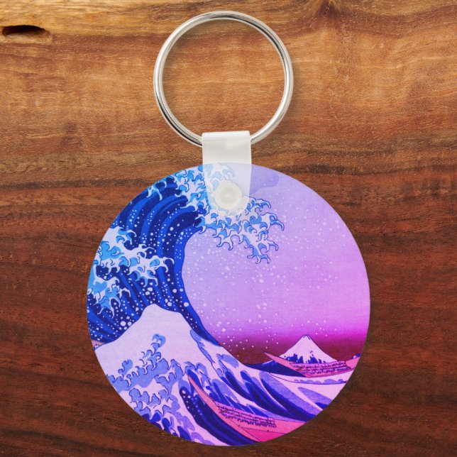 Chaveiro Excelente Wave off Kanagawa & Japonês Art /Japão (Frente)