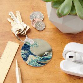 Chaveiro Excelente Wave off Kanagawa & Japonês Art /Japão