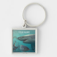 Excelente White Shark Close Underwater Underwater 